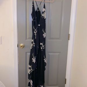 Lulu’s floral wrap dress